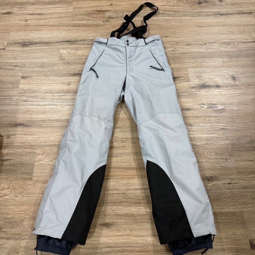 Patagonia Ski Pants Mens 32 Gray Good Vintage 90s Suspenders Snow Trousers